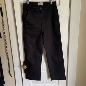 Everlane NWOT Straight Leg Crop in Black